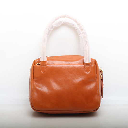 Women's Leather Retro Style Classic Imported Vegetable Shoulder Bags