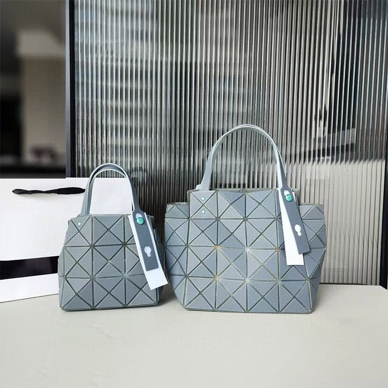 Women's Color Nail Diamond Box Geometric Rhombus Underarm Handbags