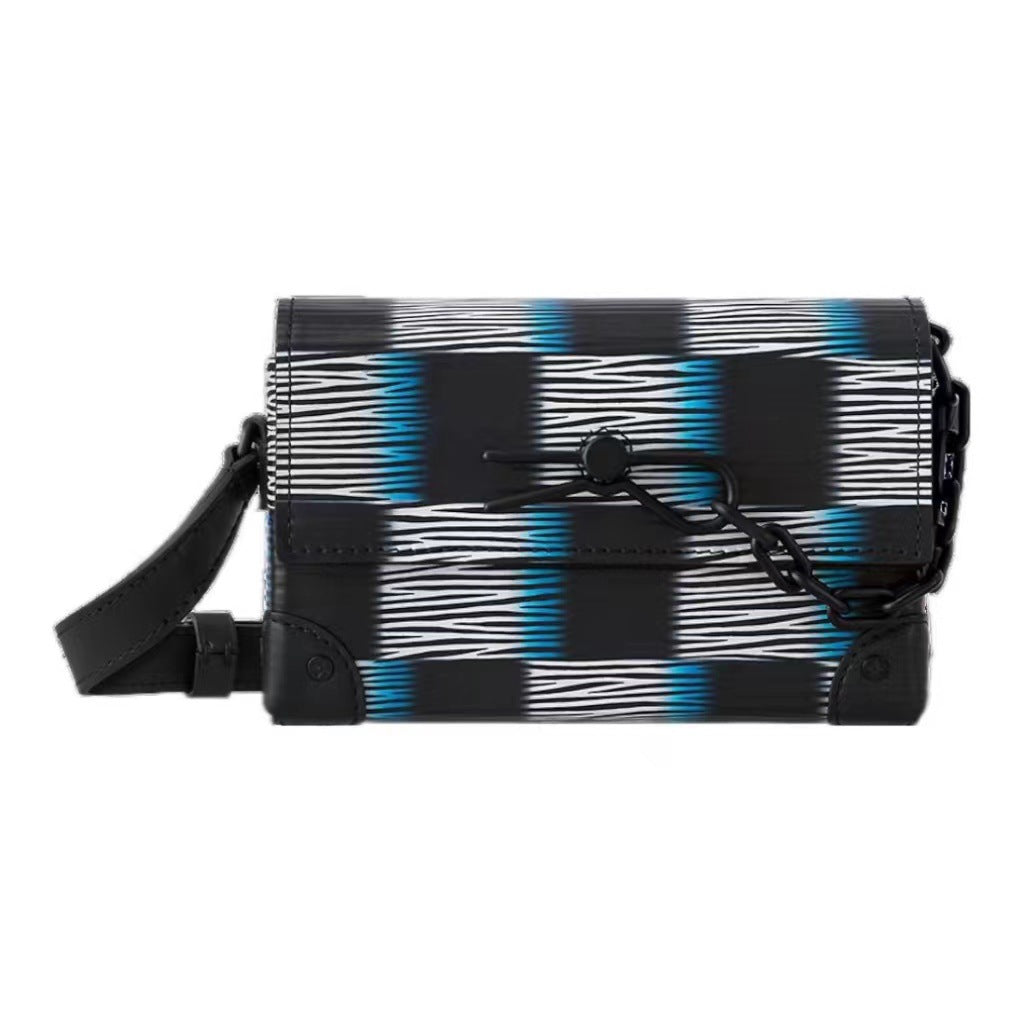 Pretty Classy Chain Printed Flap Classic Small Square Bags