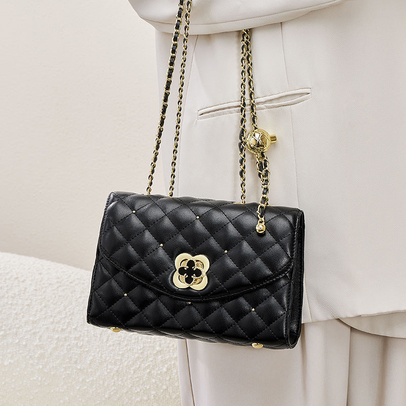 Women's Fu Chic Chain Real Cow Leather Bags