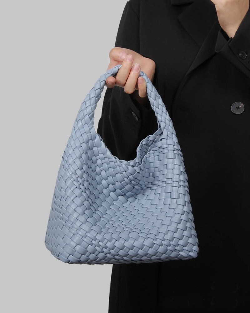 Hand-woven Female Large Capacity Mother Vegetable Tote Bags