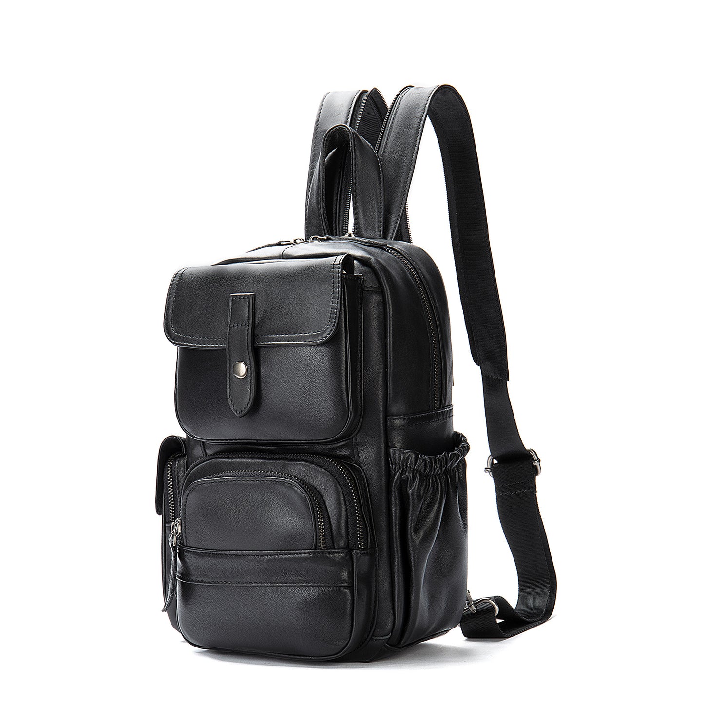 Genuine Leather Retro Fashion Oil Wax Backpacks