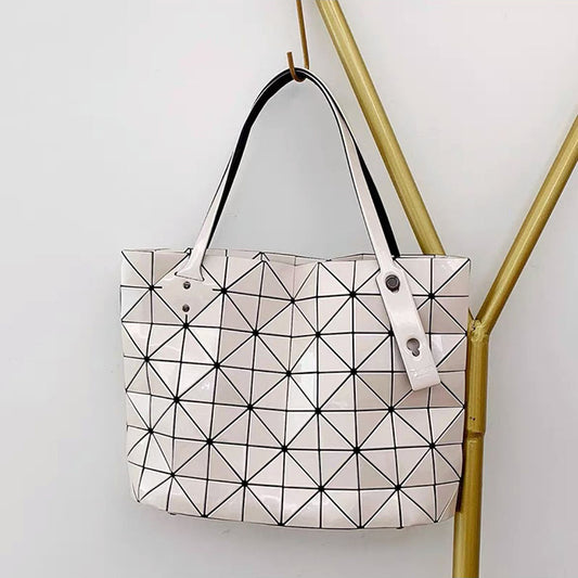 Women's Original Single Rhombus Frosted Rock One Lifetime Handbags