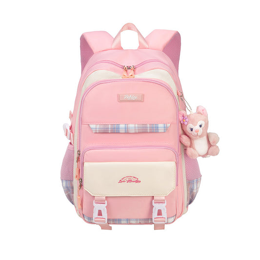 Straight Hair Female Grade Junior High Elementary School Students' Schoolbags