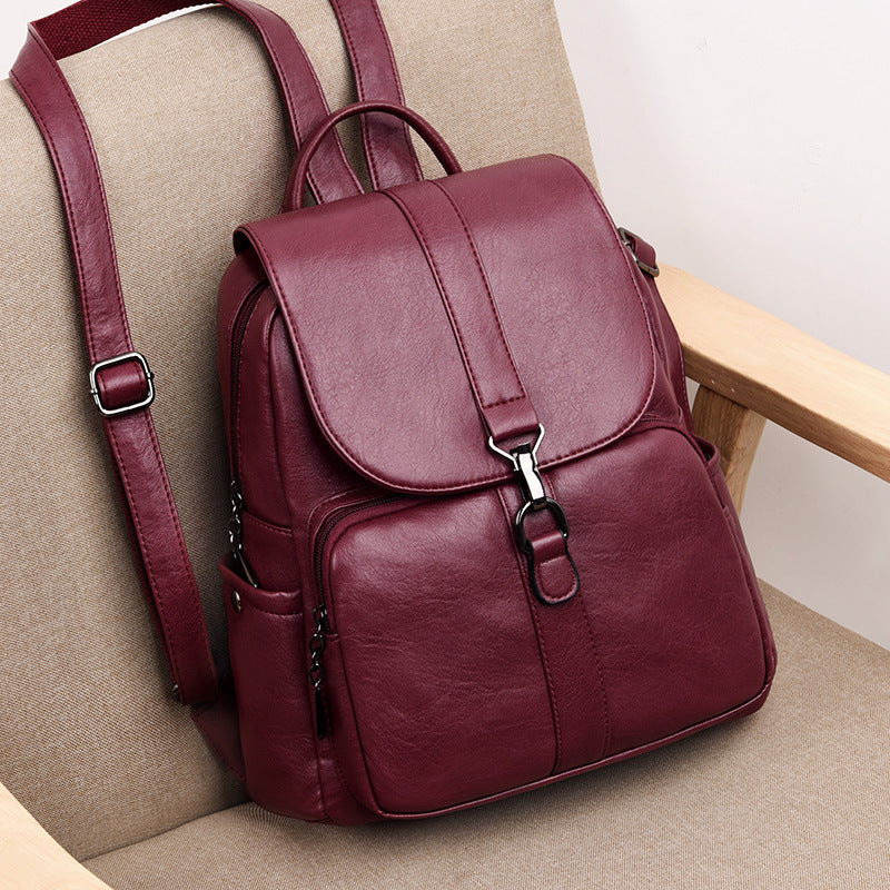 Women's Classic Fashion Large Capacity Hook Mom Backpacks