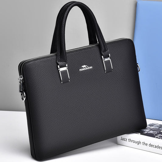 Men's Horizontal Business File Computer Commuter Gift Men's Handbags
