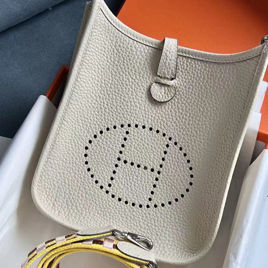 Women's Handmade Wax Line First Layer Cowhide Mini Genuine Leather Shoulder Bags