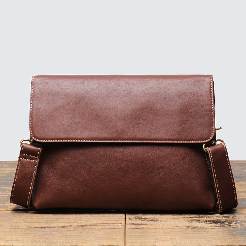 Women's & Men's & Retro Leather Crazy Horse Handmade Bags