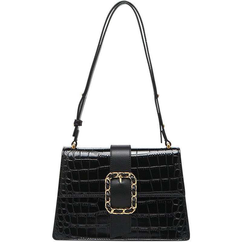 Women's High Sense One Fashion Classic Black Shoulder Bags