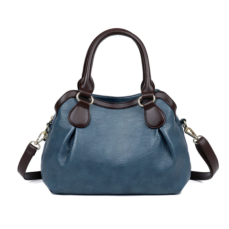 Women's Popular Fashionable Elegant Commuter Vintage Sheepskin Handbags