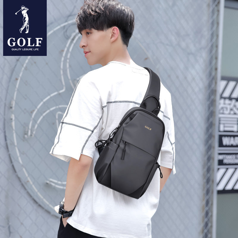 Men's Trendy Leisure Outing Large Capacity Oxford Men's Chest Bags