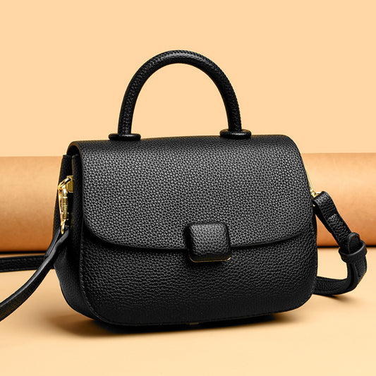 Women's Pure Color Trendy Retro Korean Style Shoulder Bags