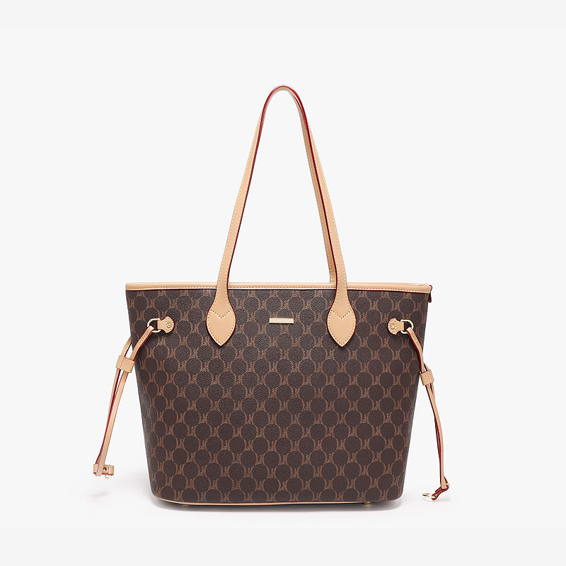 Women's Capacity Presbyopic Vintage College Class Underarm Tote Bags