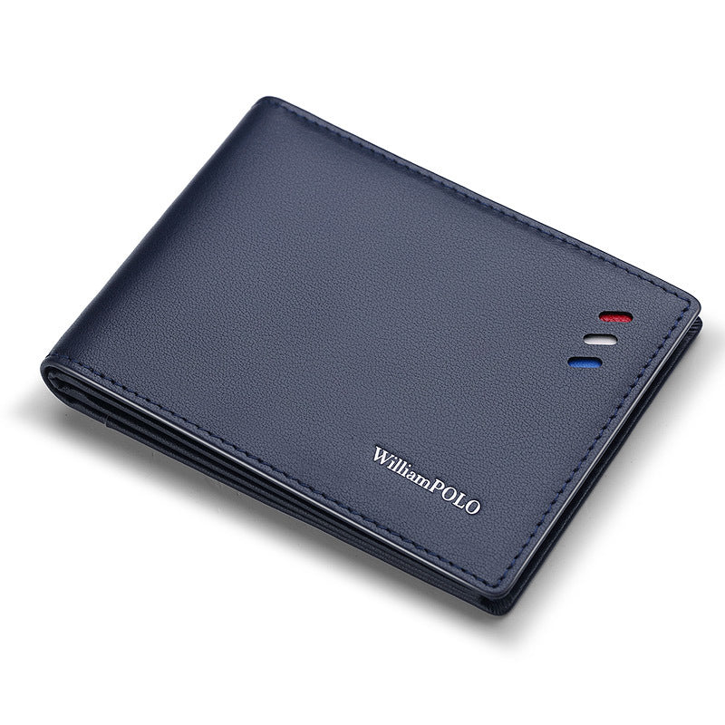 Men's Emperor Paul Business Personalized Bank Leather Card Holder