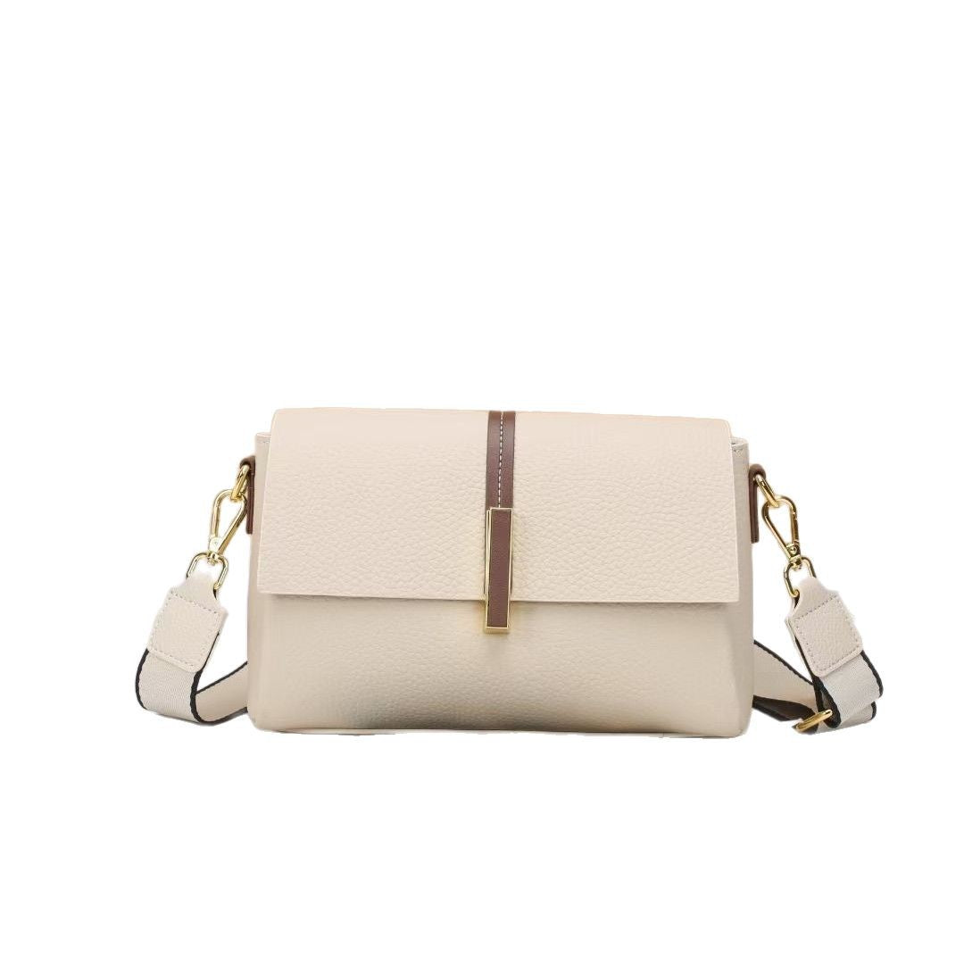 Women's Pattern Top Layer Cowhide Fashionable Stylish Small Square Bags