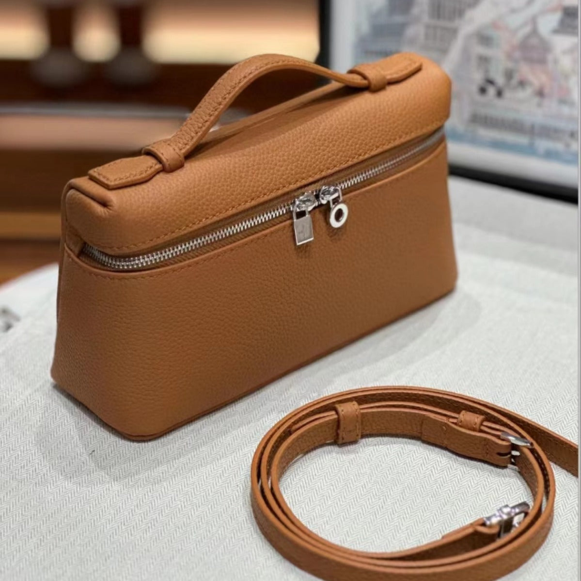 Creative Classic Slouchy Lunch Box Kelly Shoulder Bags