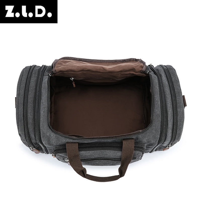 Classic Large Capacity Canvas Traveling Hand-held Travel Bags