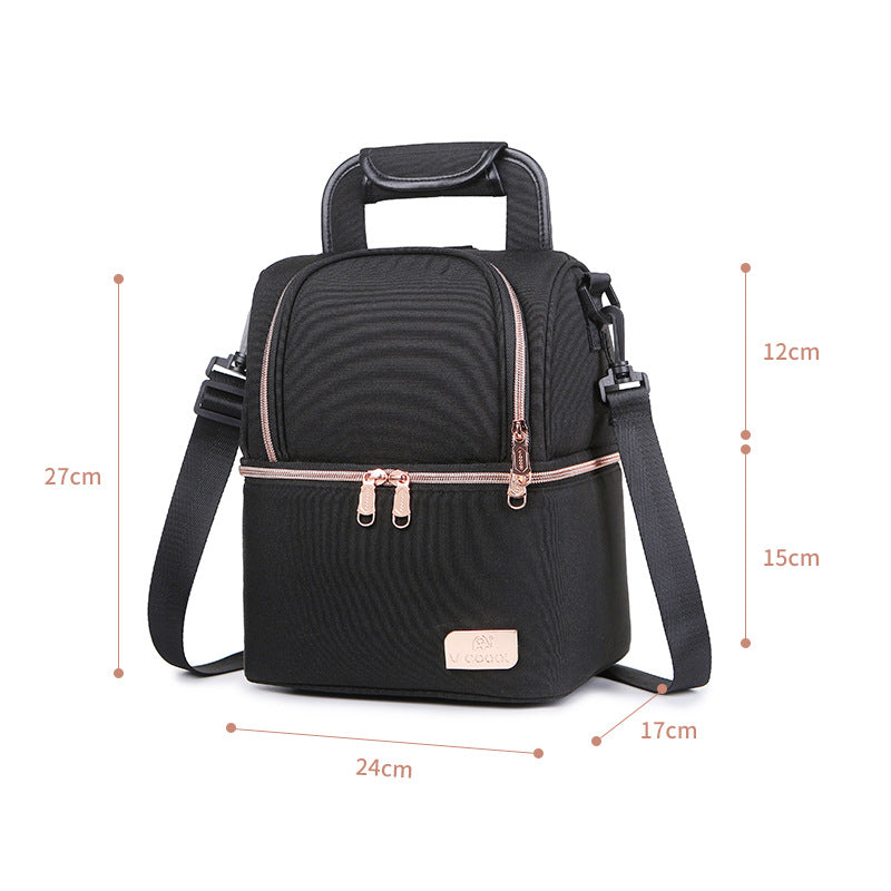 Golden Luxury Edition Milk Insulated Mummy Portable Bags