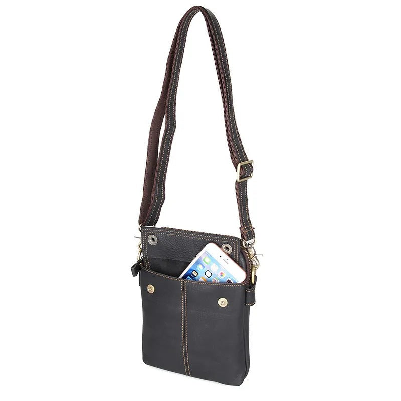 Men's Top Layer Crazy Horse Skin Lightweight Bags