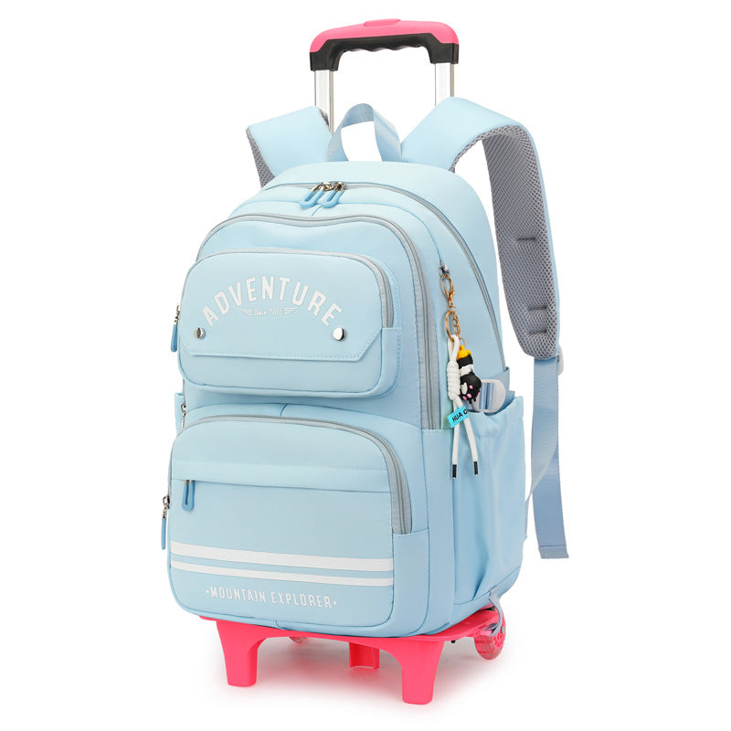 Fish Stair Climbing Large Capacity Removable Elementary School Students' Schoolbags