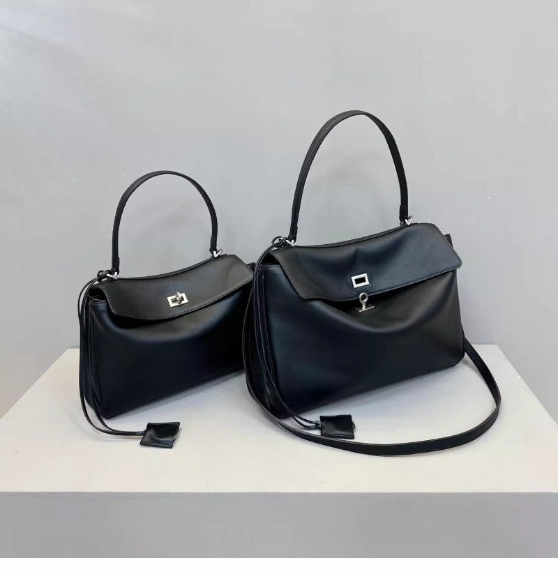 Leather Kelly Cowhide Large Capacity Commuter Bags