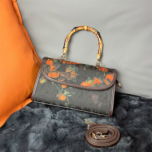 Women's Elegant Chinese Style Retro Pattern Yarn Handbags