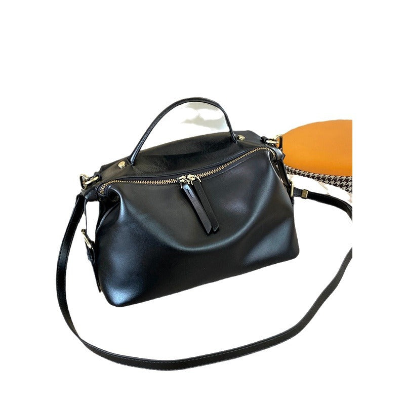 Women's Vegetable Tanning High-grade Simple Fashion Elegant Handbags