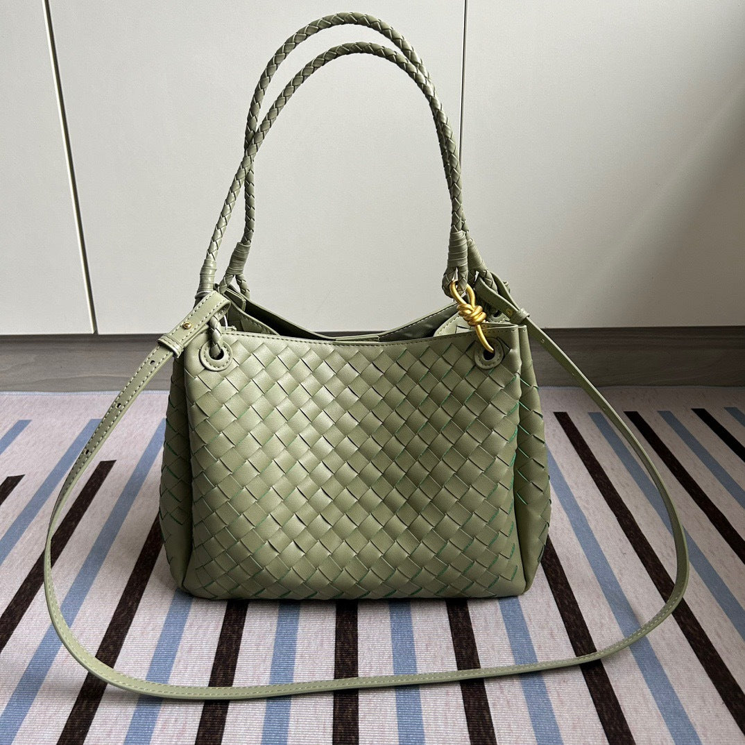 Woven Parachute Large Capacity Commuter Open Shoulder Bags