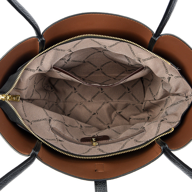 Women's High-grade Simple Large Capacity Totes Trendy Handbags