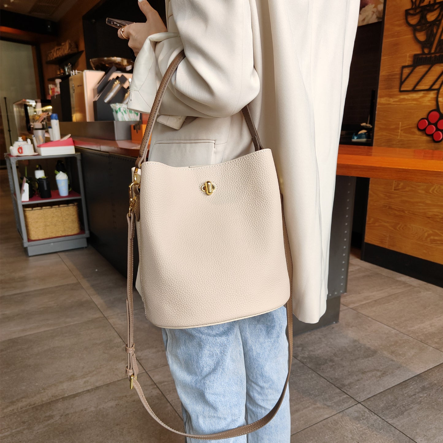 Women's High-grade Trendy Genuine Leather Soft Cowhide Bags