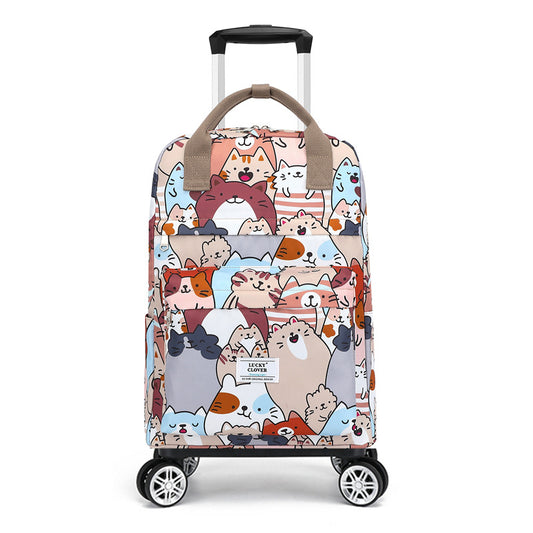 Popular Waterproof Printed Korean Style Portable Bags