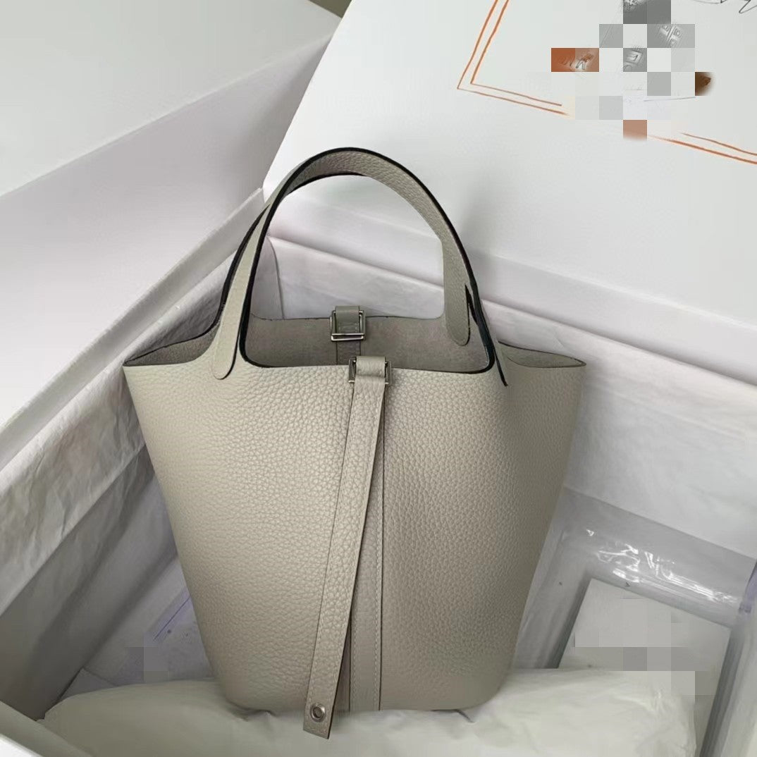 Women's Beeswax Thread Imported First Layer Cowhide Portable Bags