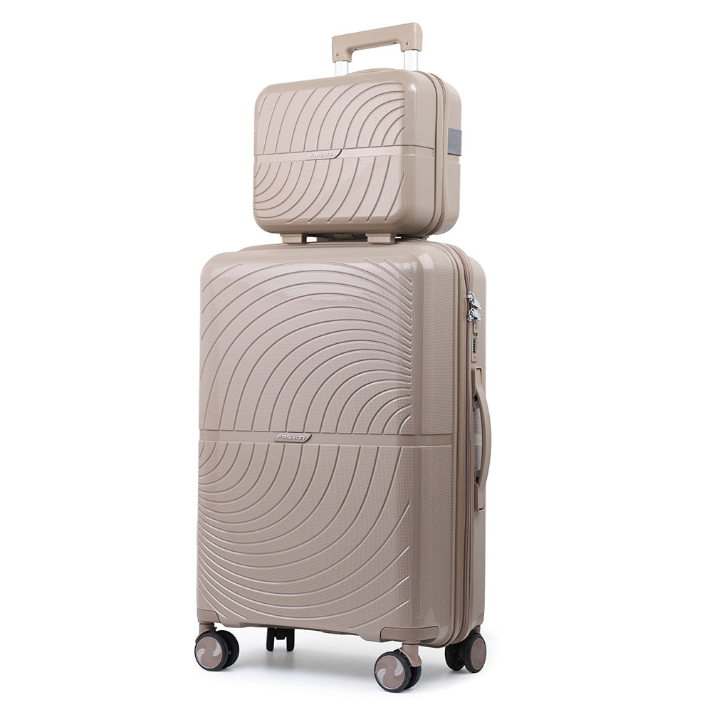 Zipper Suitcase Set Boarding Large Capacity Travel Bags