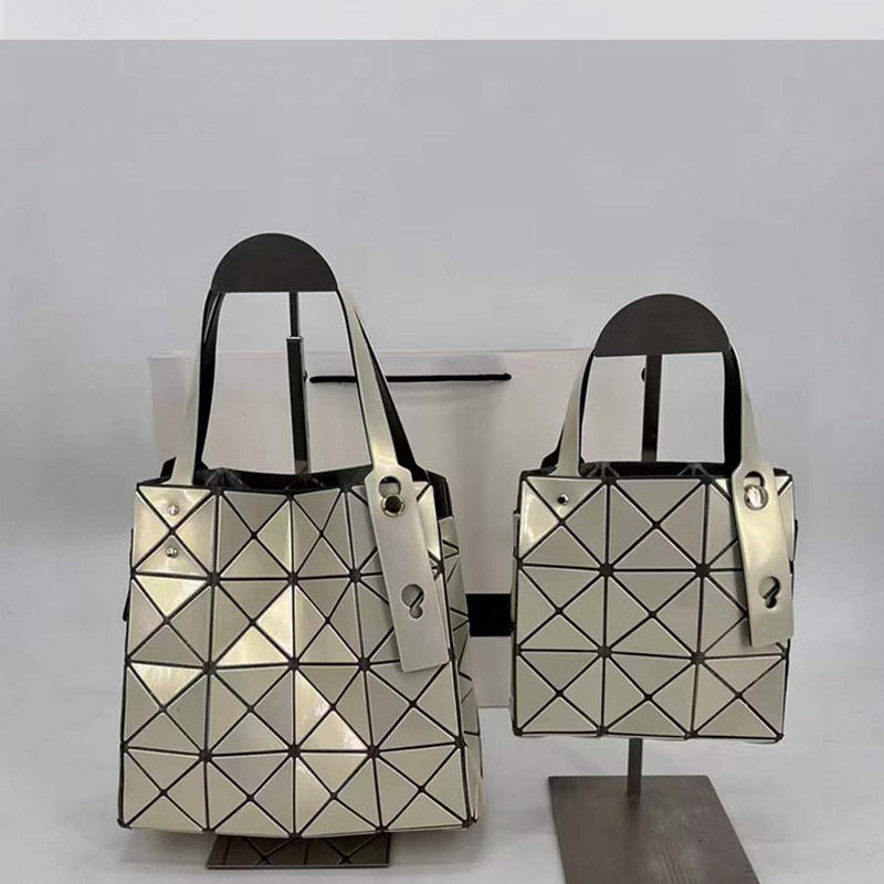 Women's September Diamond Box Fashion Underarm Geometric Handbags