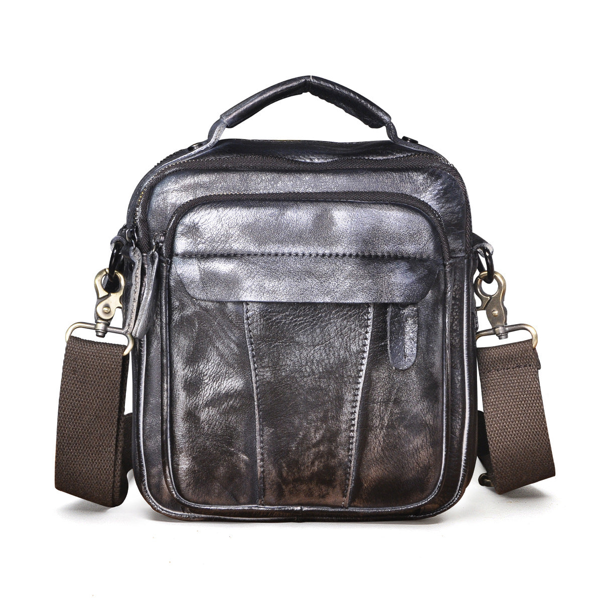 Men's Layer Crazy Horse Skin Cowhide Retro Bags