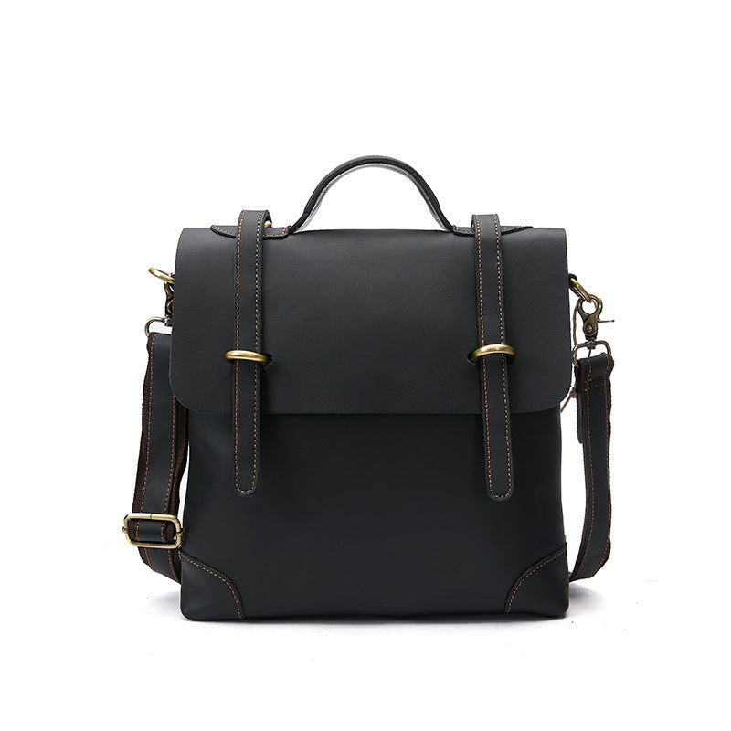 Men's Genuine Leather Crazy Horse Business Customized Men's Briefcases