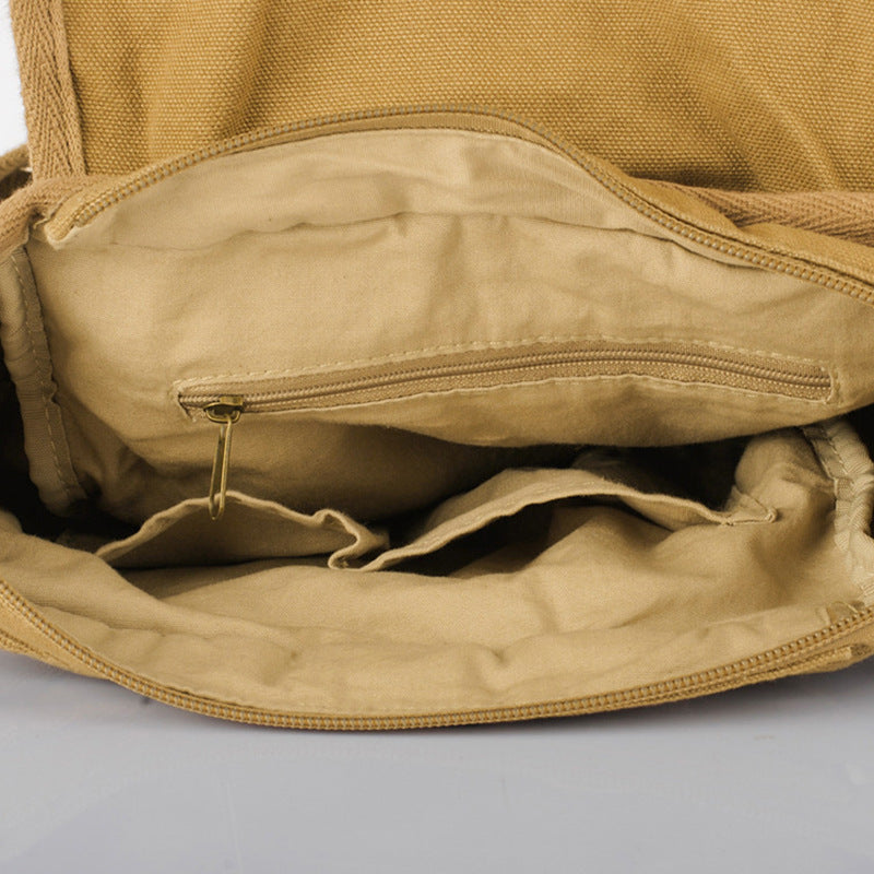 Men's S. C. Cotton Canvas Retro Packet Men's Messenger Bags