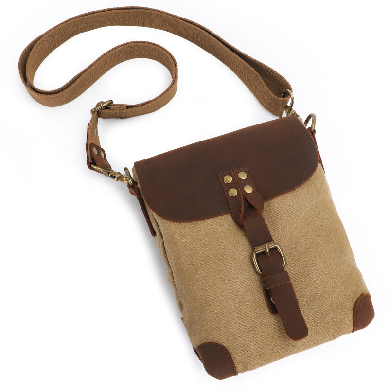 Men's Durable Canvas Vintage Stylish Portable Men's Messenger Bags