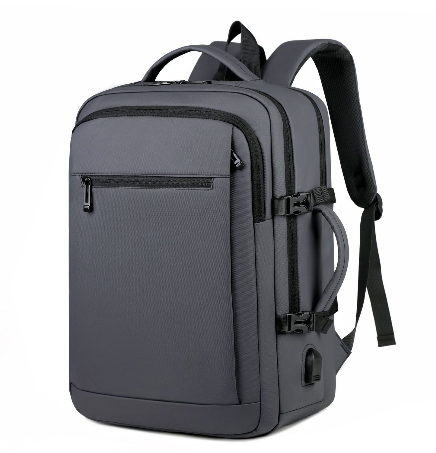 Men's Solid Color Waterproof Derm Business Trip Backpacks