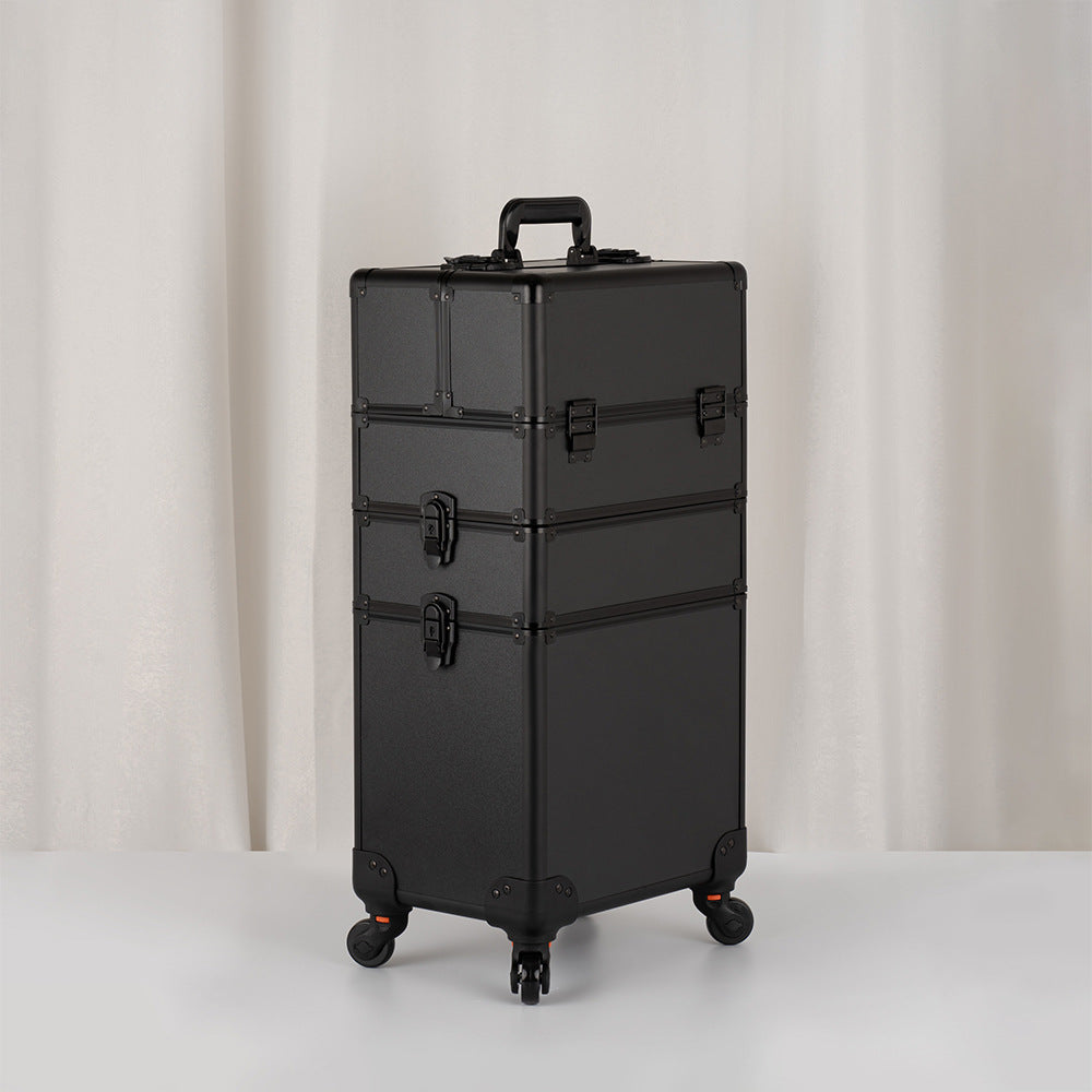 Large Capacity Storage Box With Manicure Cosmetic Cases