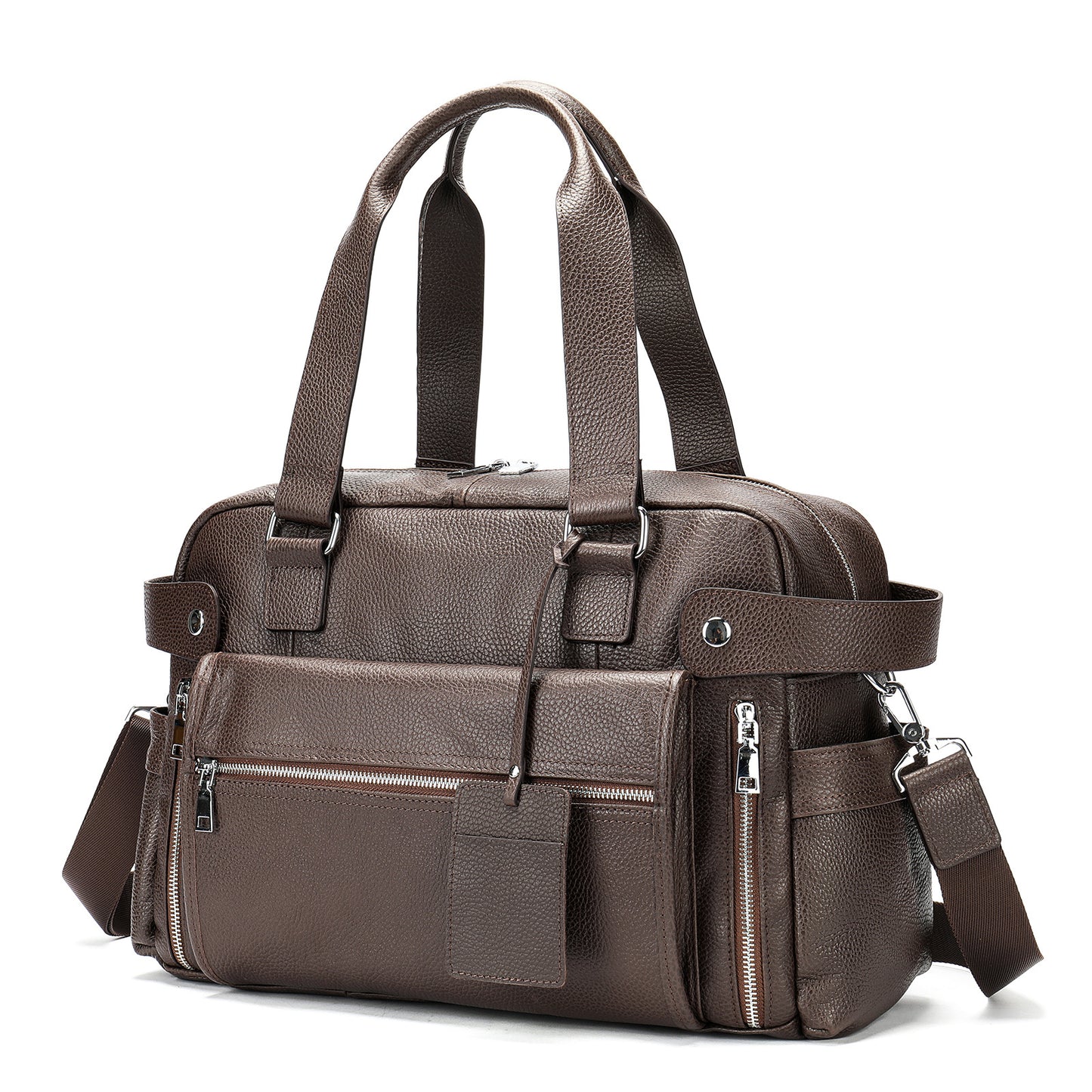 Men's Leather Business Computer Trip Commuting Men's Briefcases