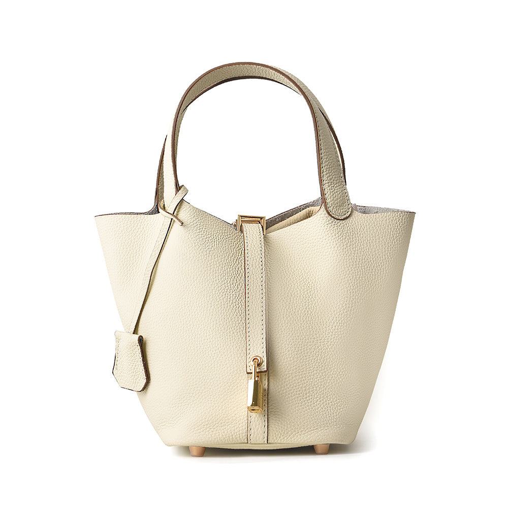 Women's Genuine Leather Vegetable Basket Mummy Bridal Handbags