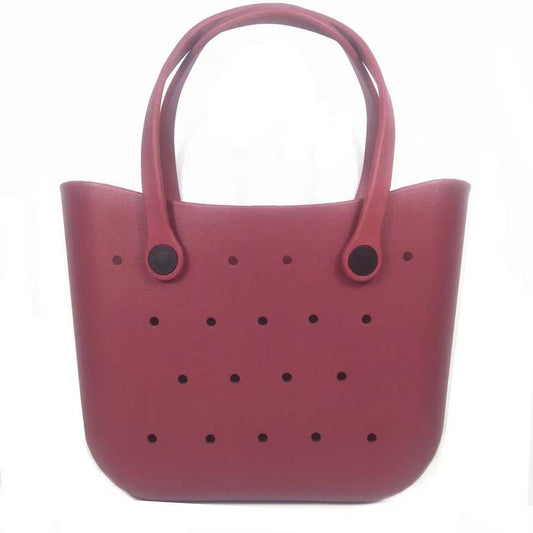 Charming Comfortable Durable Beach Basket Hole Handbags