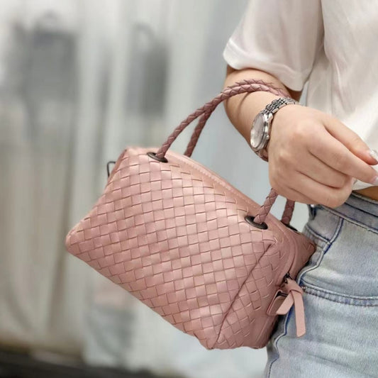 Women's Boston Portable Large Capacity Genuine Leather Crossbody Bags