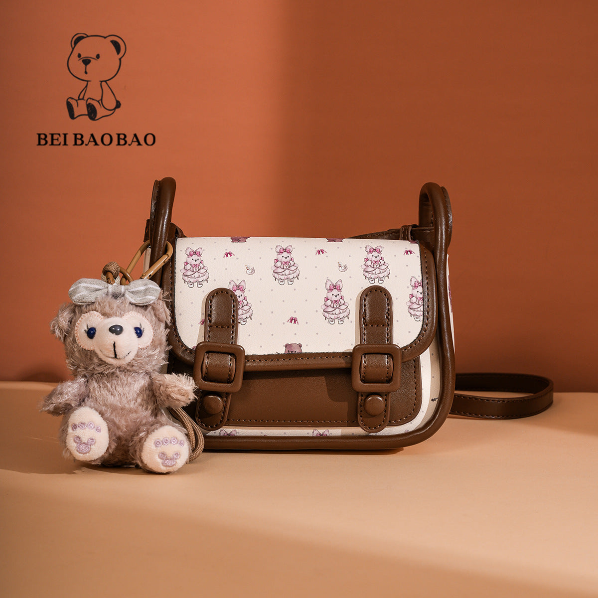 Women's Source Fashion Saddle Cute Bear Crossbody Bags