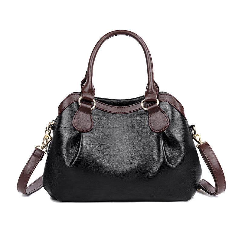 Women's Popular Fashionable Elegant Commuter Vintage Sheepskin Handbags