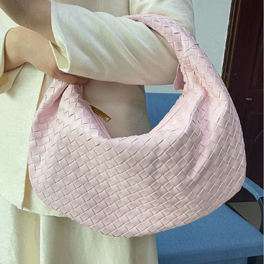 Women's Large Handmade Woven Capacity Hand Carrying Handbags