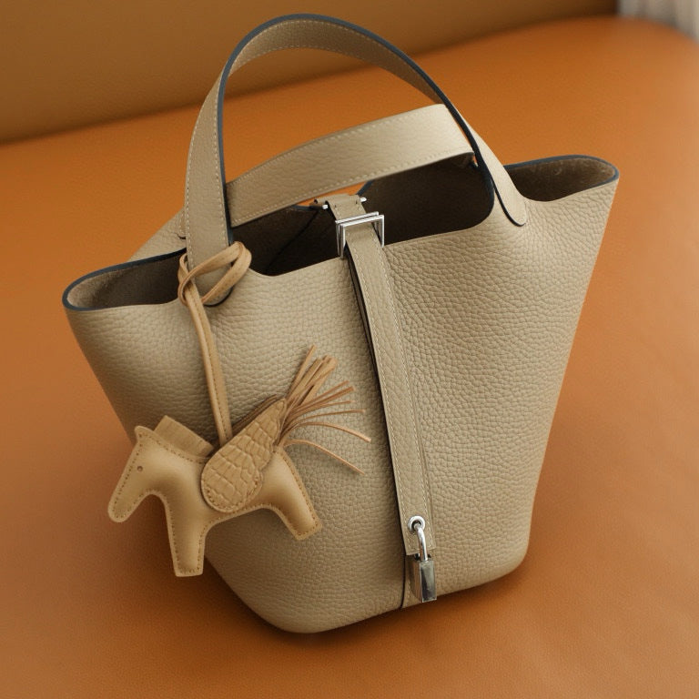 Women's First Layer Litchi Pattern Genuine Leather Bags