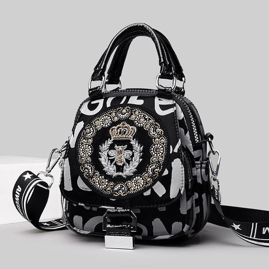 Women's Super Popular Western Style Bright Leather Backpacks