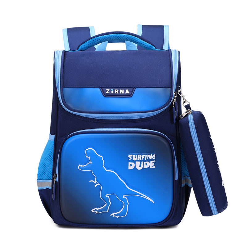 Children's Primary Gradient Grade Boys Decompression Spine Backpacks
